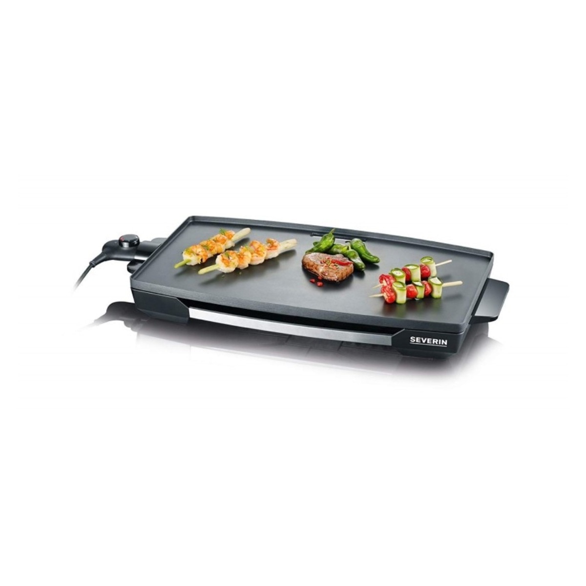 Grelhador de Placas Severin KG2397 de 2200 W - Preto Preto-3