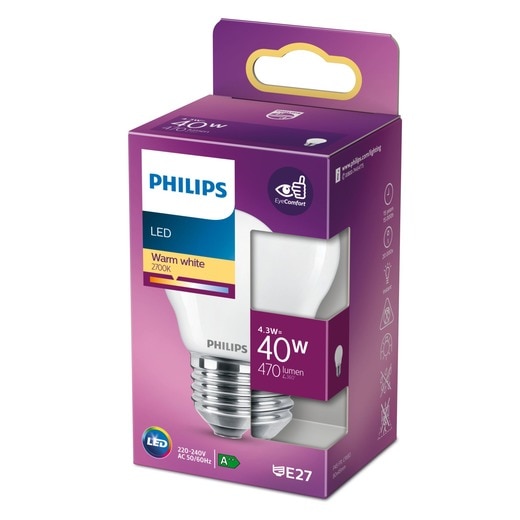 Bombilla LED Vela E14 4,3 W 470 lm Luz cálida ( <= 3000 K )-4