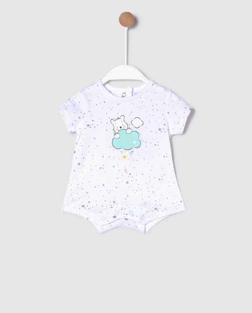 Pijama De Bebe Nino Blanco Winnie The Pooh Disney El Corte Ingles