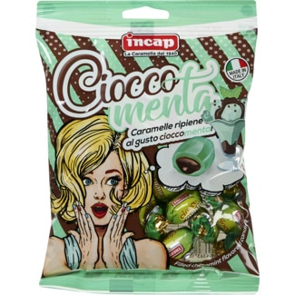Rebuçados de Menta e Chocolate embalagem 125 g - Incap