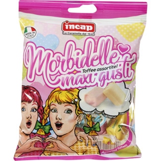 Rebuçados Morbidelle Maxi Gusti embalagem 125 g - Incap