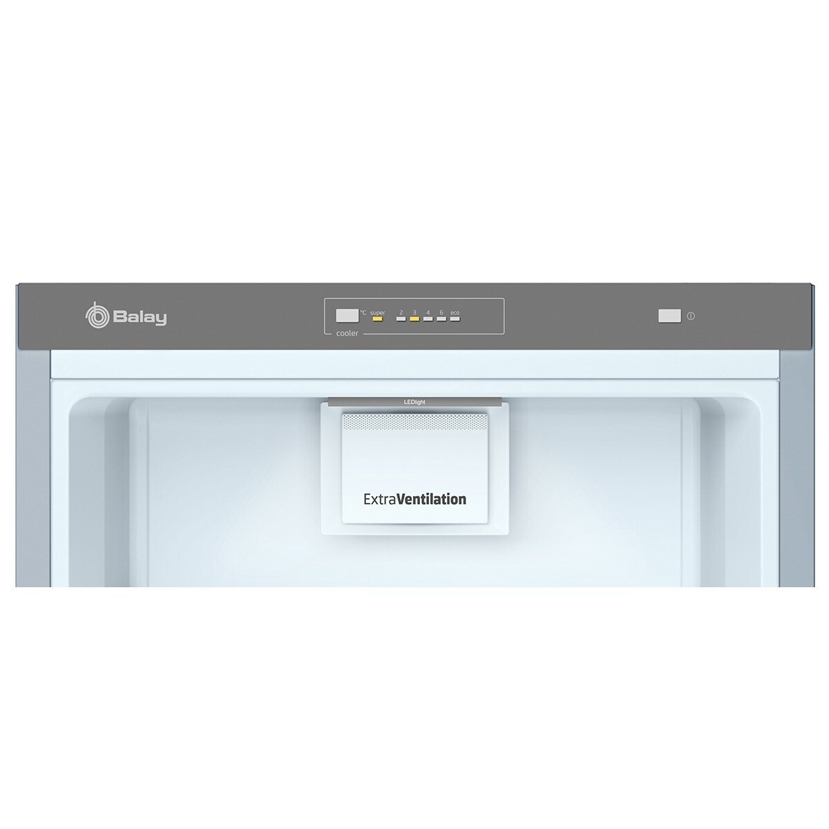 Frigorífico de 1 Porta Balay 3FCE563ME de 186 cm - Inox Look Inox-3