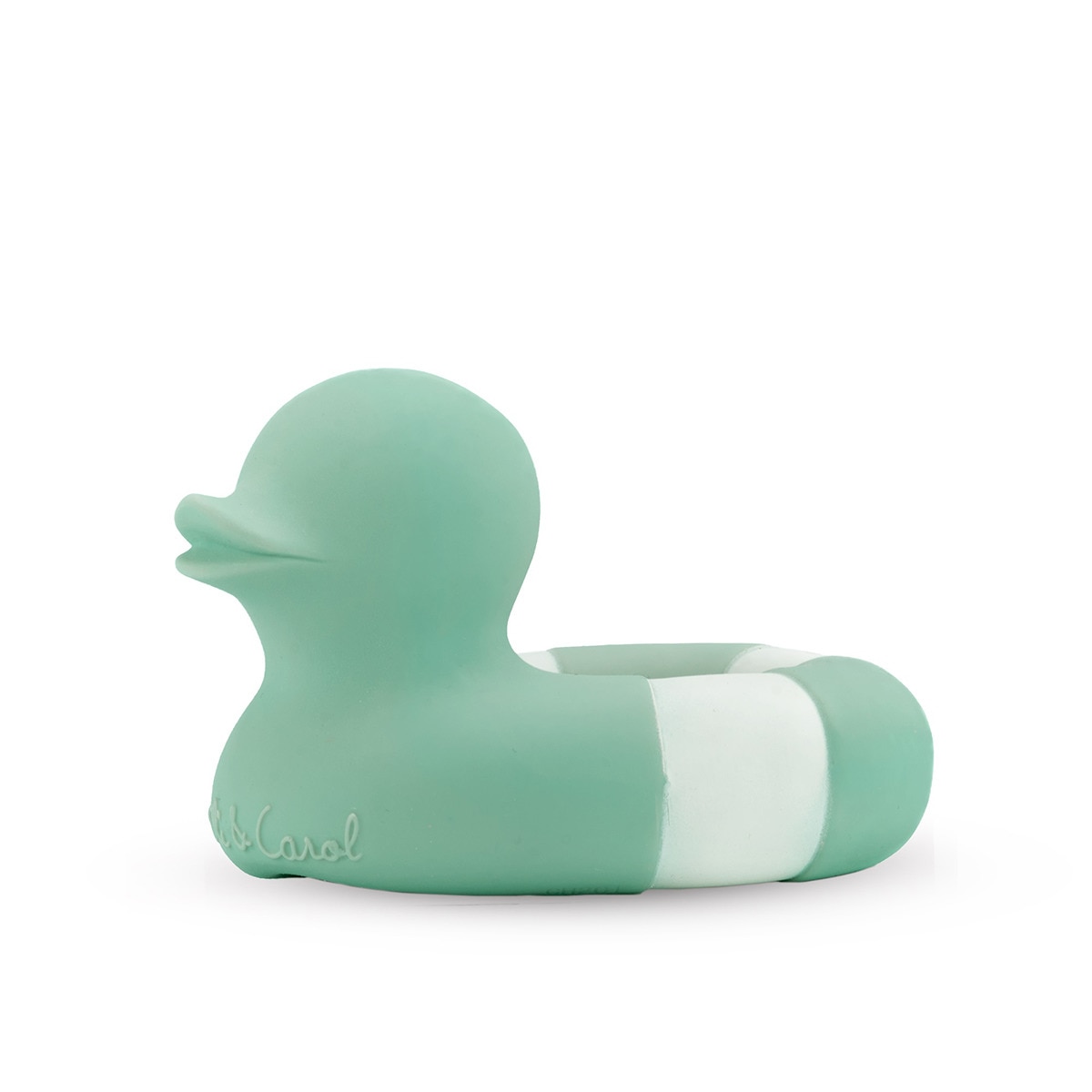 Oli&Amp;Carol - Mordedor Y Juguete De Baño Flo The Floatie Pato Blanco/Verde Menta