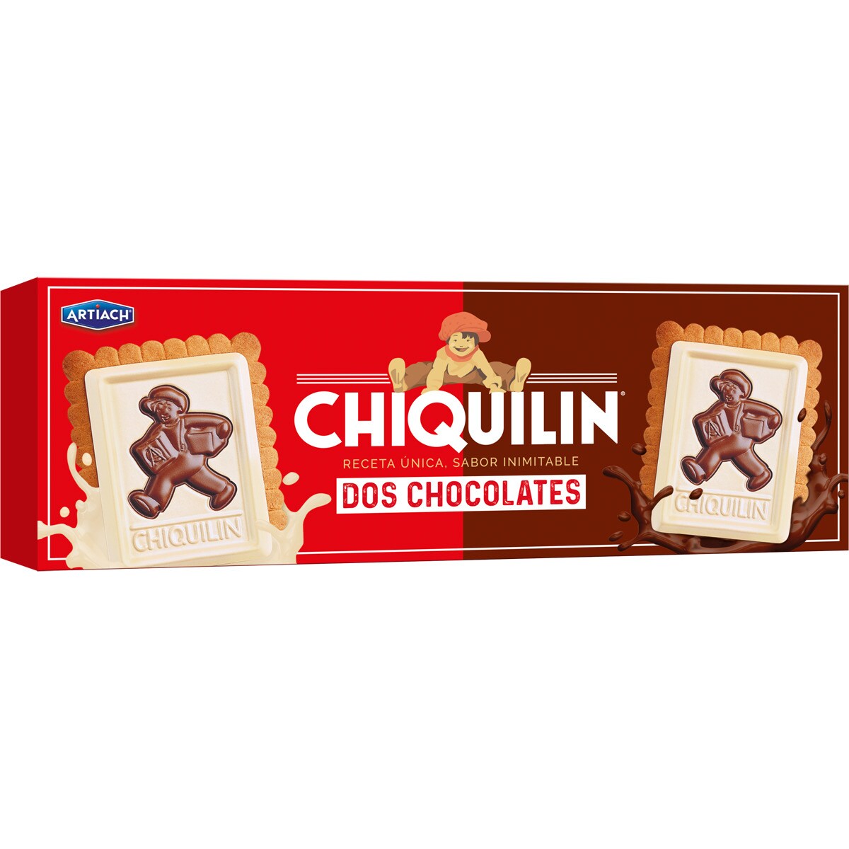 galletas con tableta de 2 chocolates caja 150 g