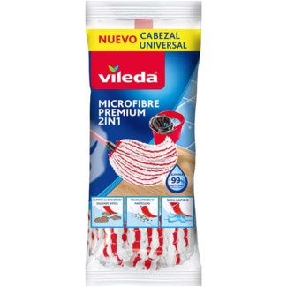 Esfregona Microfibre Premium 2 em 1 Recarga embalagem 1 unidade - Vileda