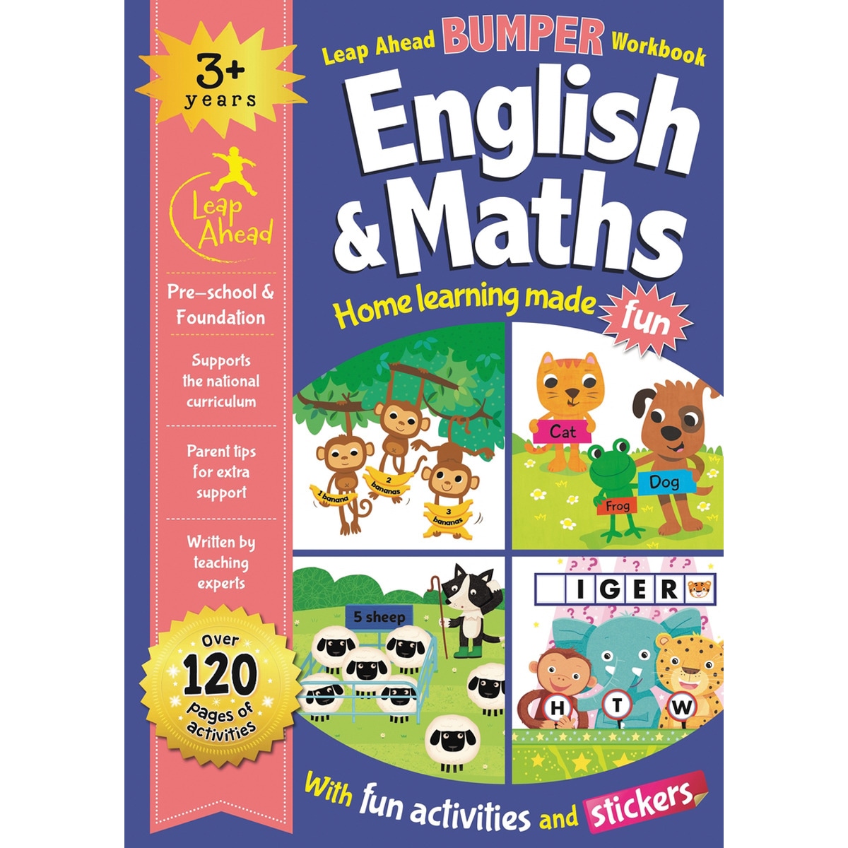 Imagem 0 de Leap ahead bumper workbook: 3+ years english & mat