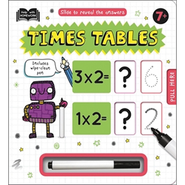 Help with homework: times tables 7+ 1