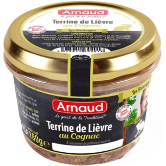 Paté de Lebre frasco 180 g - Arnaud