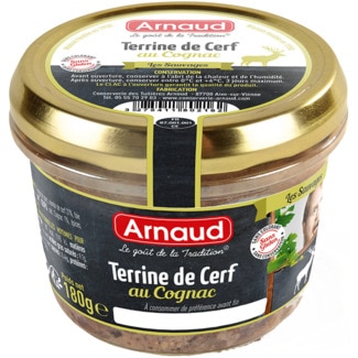 Paté de Veado com Cognac frasco 180 g - Arnaud
