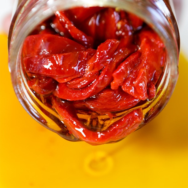 Roast peppers in extra virgin olive oil jar 420 g