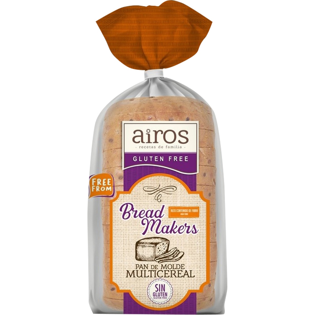 Bread Makers pan de molde multicereal sin gluten bolsa 300 g