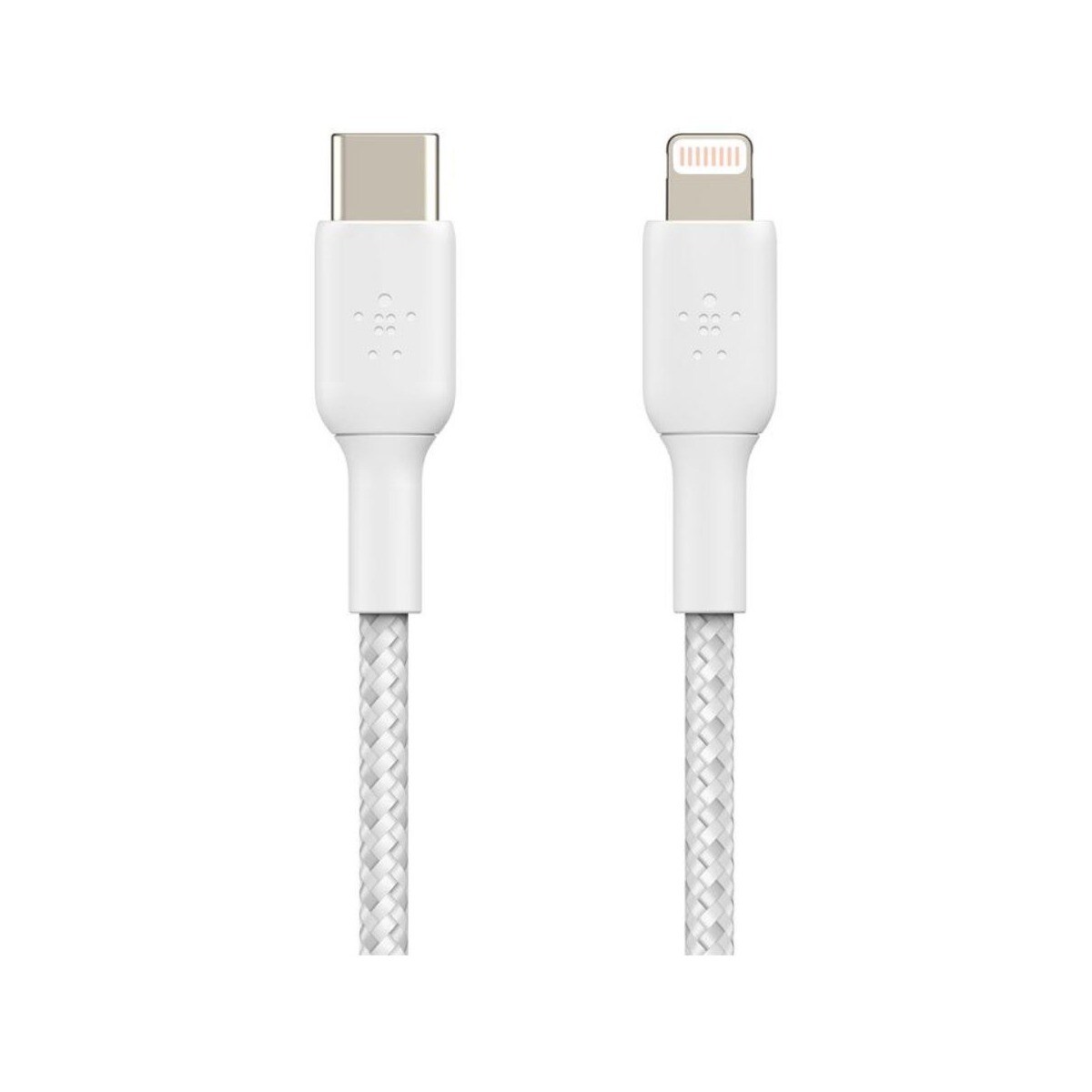 Cabo Trançado Belkin Boost Charge Lightning para USB-C, 1m - Branco Branco-2