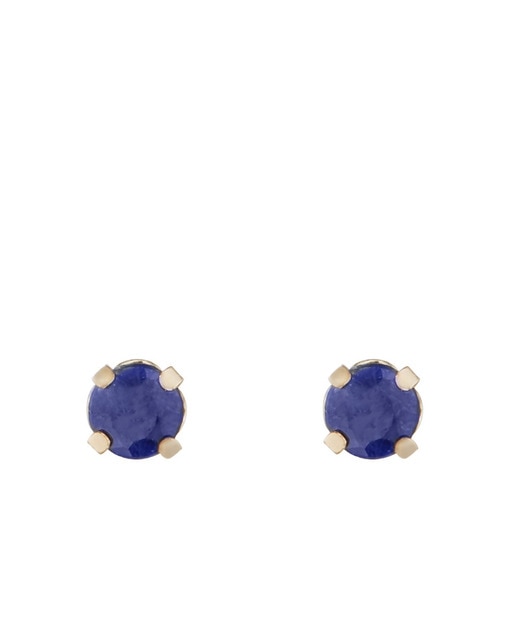 Imagen 0 de Pendientes Puces Saphirs bleus