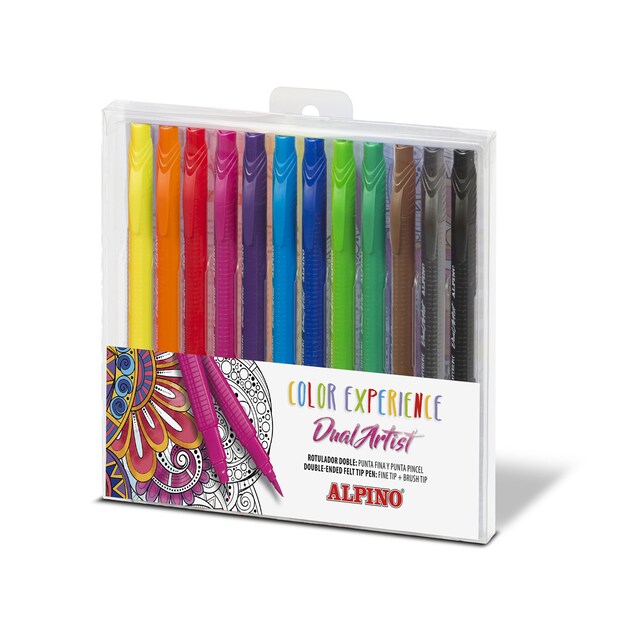 Imagen 0 de 12 Rotuladores Dual Artist Color Experience Alpino