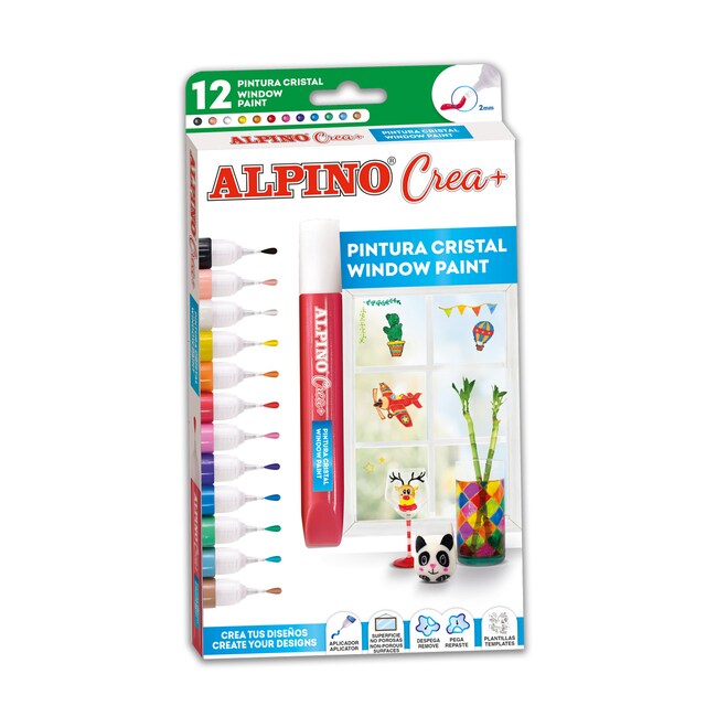 Imagen 0 de Pack Crea+Pintura Crystal Alpino