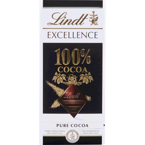 Chocolate Preto 100% Excellence embalagem 50 g