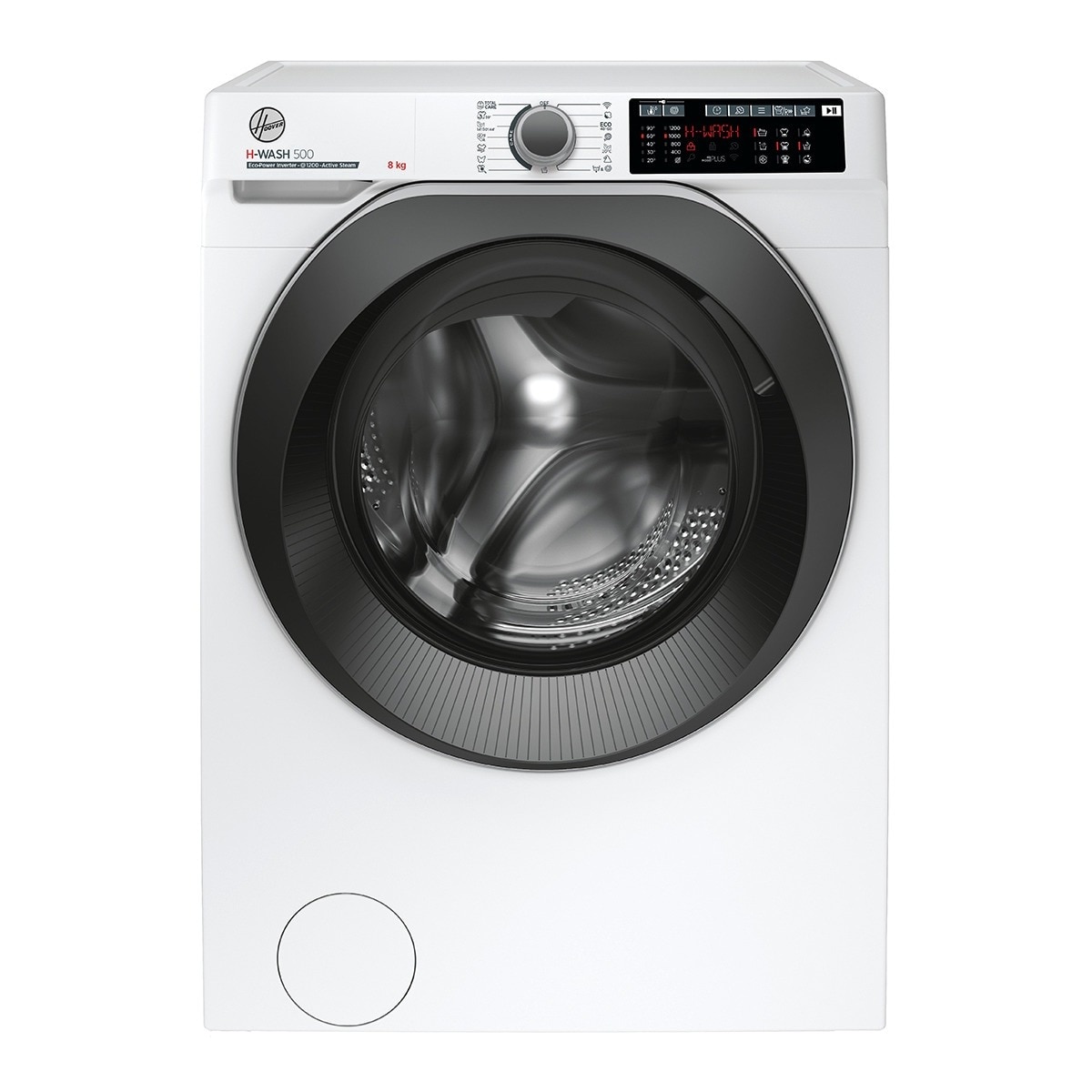 Imagem 0 de Máquina de Lavar Roupa Hoover HW 28AMBS/1-S Carga Frontal de 8 kg e 1200 rpm - Branco
