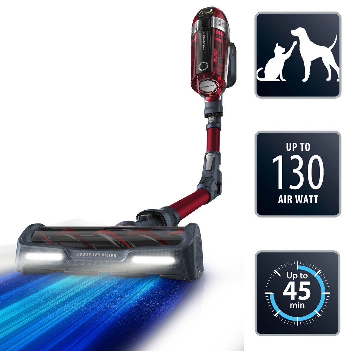 Aspirador de escoba recargable Rowenta RH9829WO X-Force 11.50 Animal Care ·  El Corte Inglés