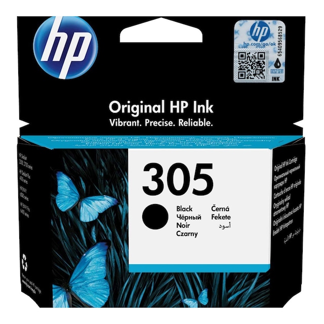 Imagen 0 de Cartucho de tinta original HP 305 negro (3YM61AE)