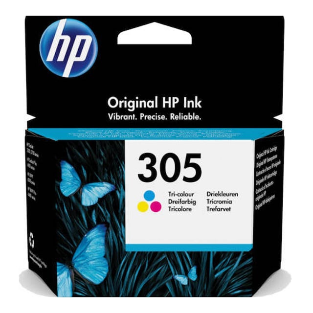 Imagen 0 de Cartucho de tinta original HP 305 tricolor (3YM60AE)