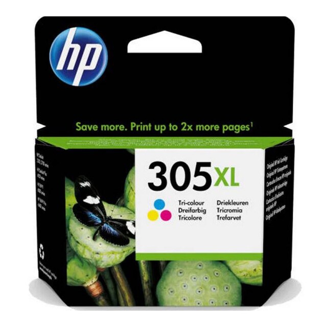 Imagen 0 de Cartucho de tinta original HP 305 XL tricolor (3YM63AE)