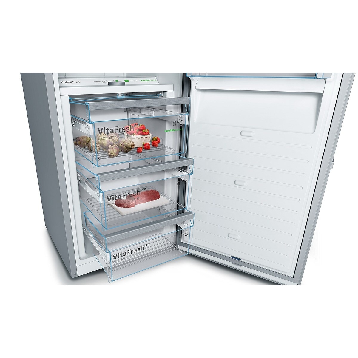 Frigorífico de 1 Porta Bosch Série 8 KSF36PIDP VitaFresh Pro e FreshSense e de 186 cm - Inox Anti-dedadas Inox anti marcas-3
