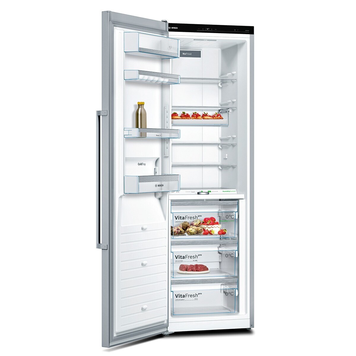 Frigorífico de 1 Porta Bosch Série 8 KSF36PIDP VitaFresh Pro e FreshSense e de 186 cm - Inox Anti-dedadas Inox anti marcas-2