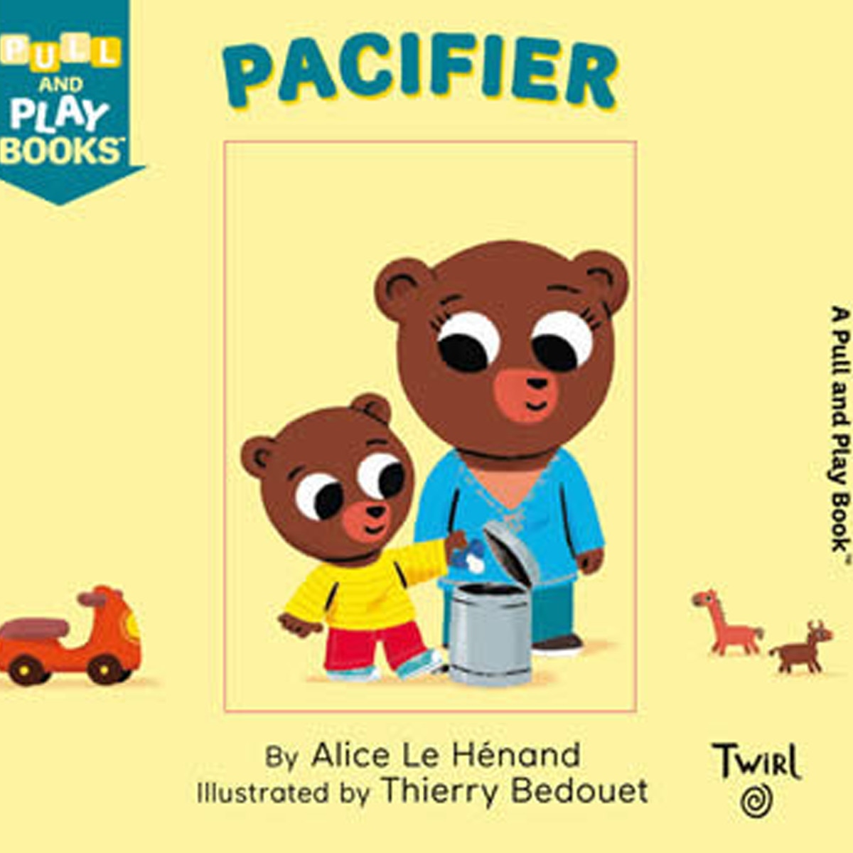 Pull and play: pacifier 1