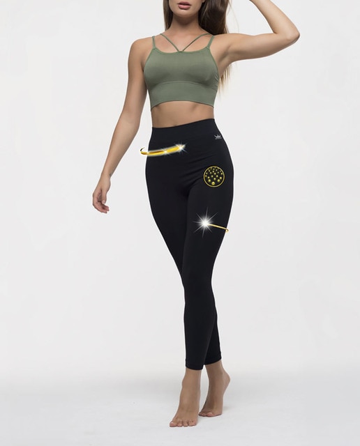 Imagen 0 de Legging adelgazante vientre plano con rombo Emana Noa
