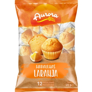 Madalenas de Laranja embalagem 420 g - Aurora
