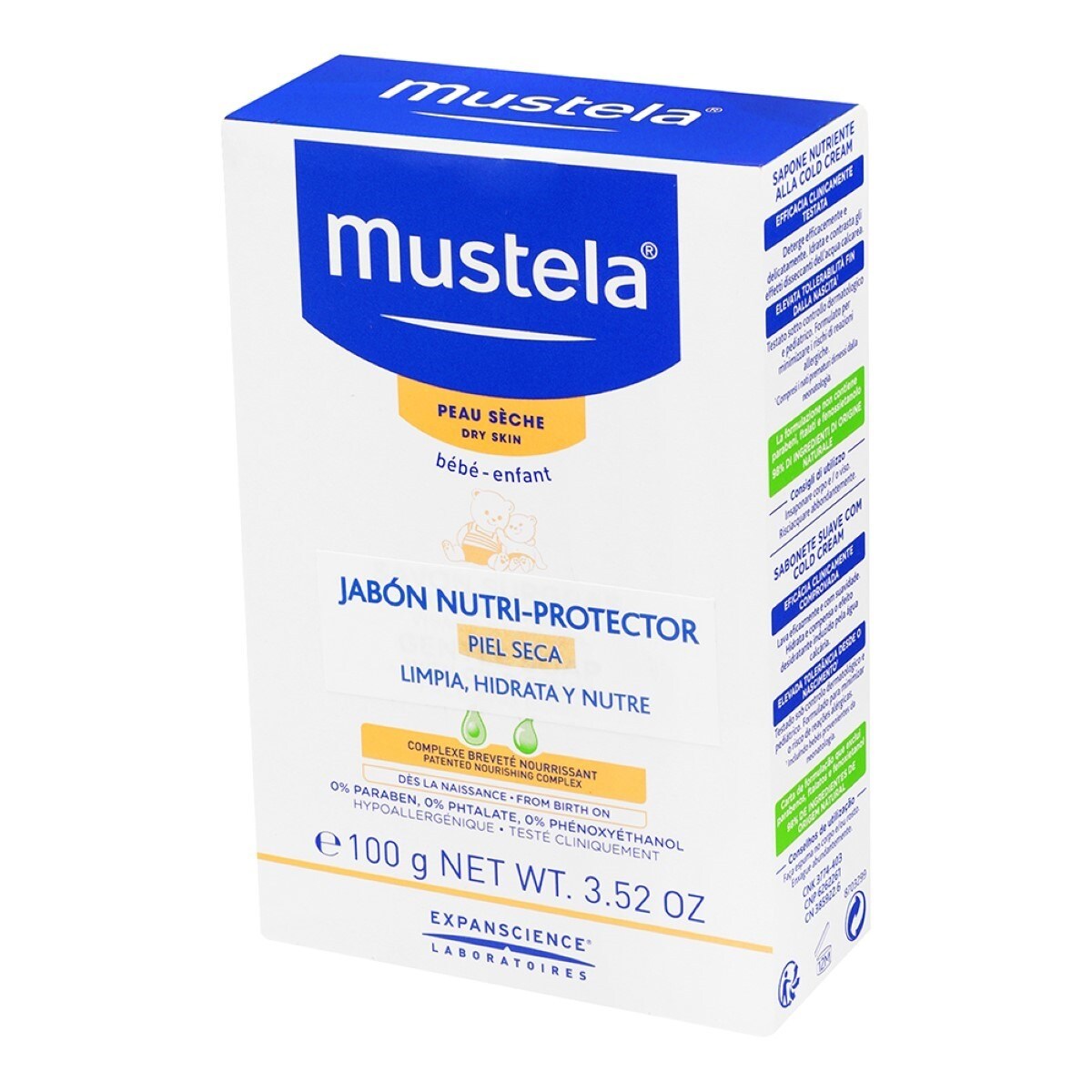 Sabonete suave com Cold Cream 100g Mustela 1