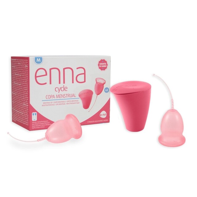 Imagem 0 de Kit Copo Menstrual Tamanho M 2 un. + Caixa Esterilizadora