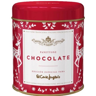Panettone de Chocolate Edição Especial El Corte Inglés lata 100 g - Chiostro Di Saronno