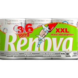 Rolos de Cozinha embalagem 3 unidades - Renova
