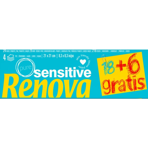 Lenços de Bolso Pack 18 + 6 Grátis 24 unidades