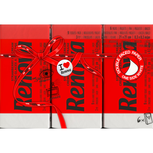 Lenços de Bolso Red embalagem 6 unidades
