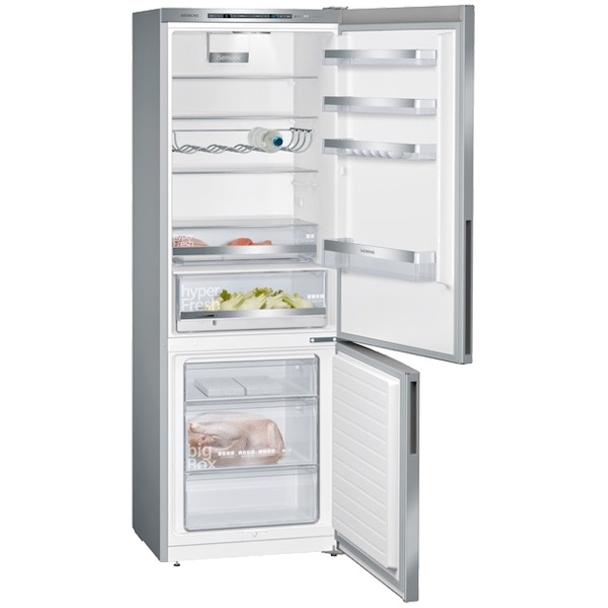 Frigorífico Combinado Siemens iQ500 KG49EAICA Low Frost e de 201 cm - Inox-Easyclean Inox-2