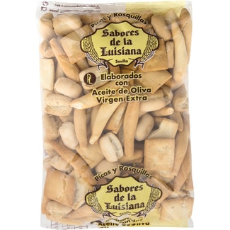 picos de pan surtidos con aceite de oliva virgen extra bolsa 300 g - Sabores De La Luisiana