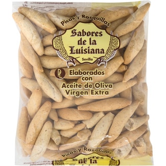Artesanito pico de pan integral 10% con aceite de oliva virgen extra bolsa 200 g - Sabores De La Luisiana
