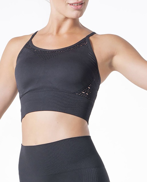 Imagen 0 de Top deportivo con fantasía perforada, seamless 3D Shima