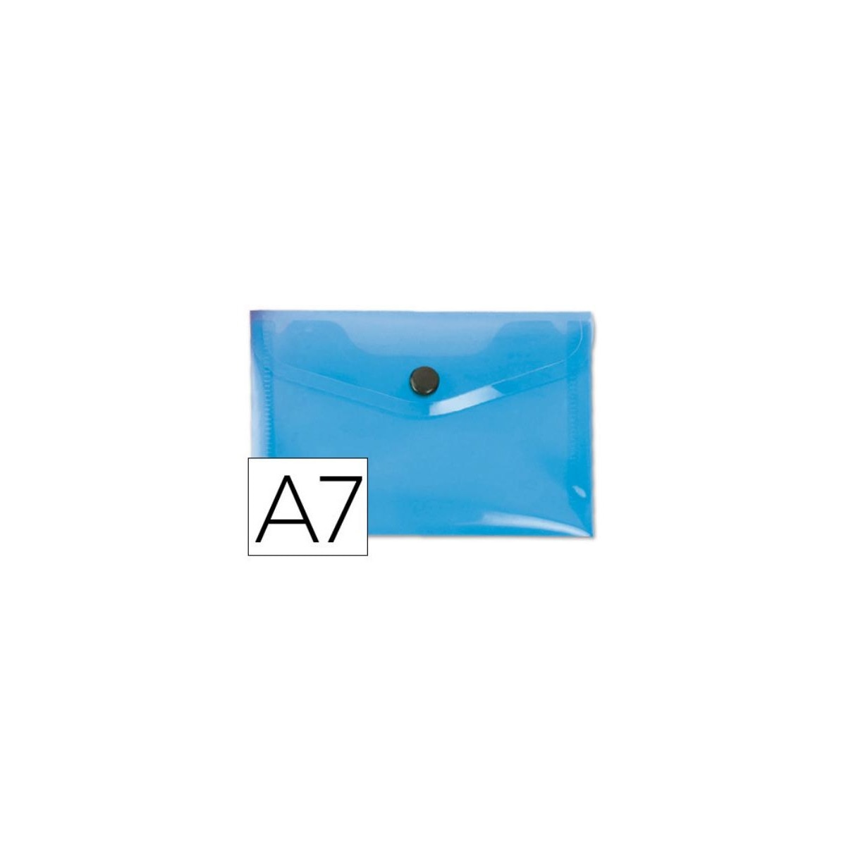 Imagem 0 de Capa Porta Documentos com Mola A7 Azul Liderpapel