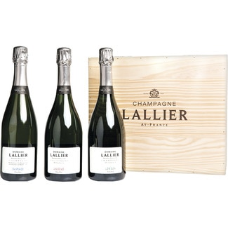 champagne Cuvée Ouvragre, Cuvée Lorídon y Cuvée Les Sous Estuche 3 botellas 75l cl - Lallier