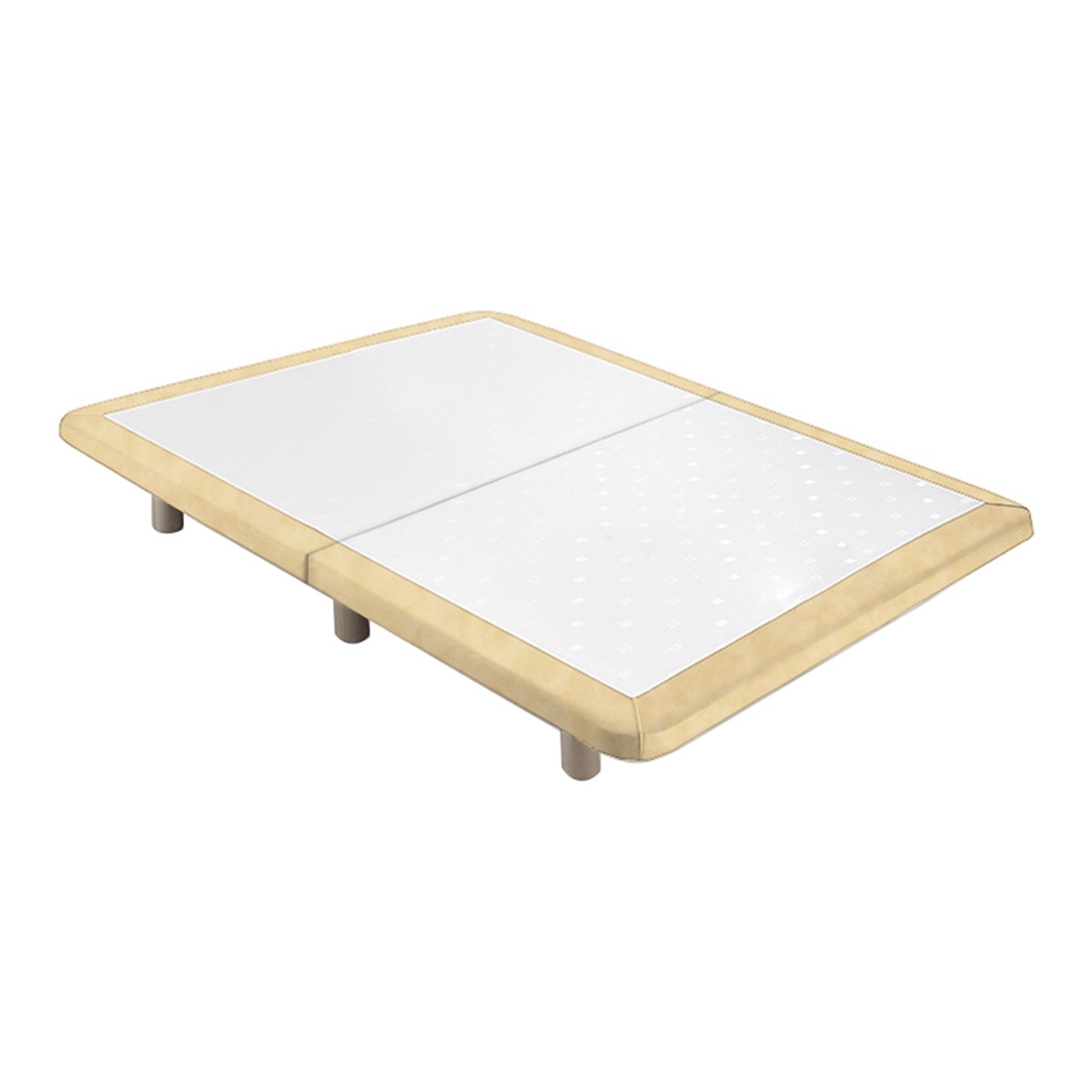 Imagem 0 de Base Estofada em Símile Pele com Pés Napua