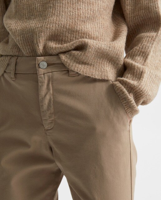 Pantalón chino de mujer algodón orgánico · Selected Femme · El Corte Inglés