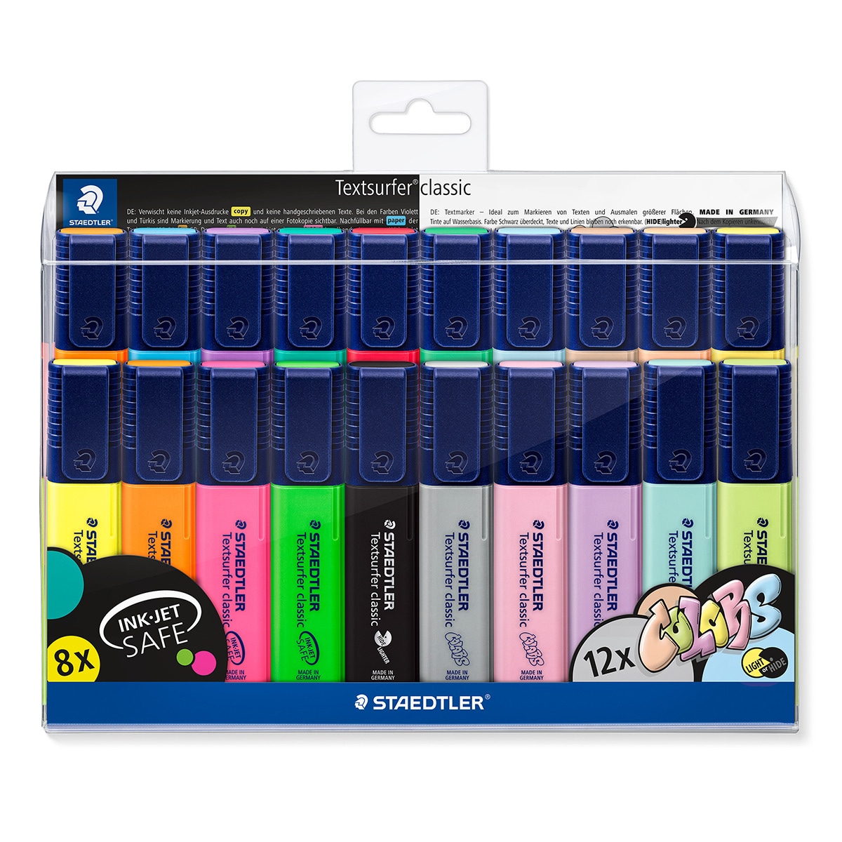 20 Marcadores Fluorescente Textsurfer Classic 364 Staedtler 1