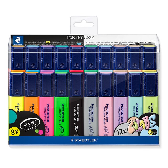 Imagen 0 de 20 Marcadores Fluorescente Textsurfer Classic 364 Staedtler