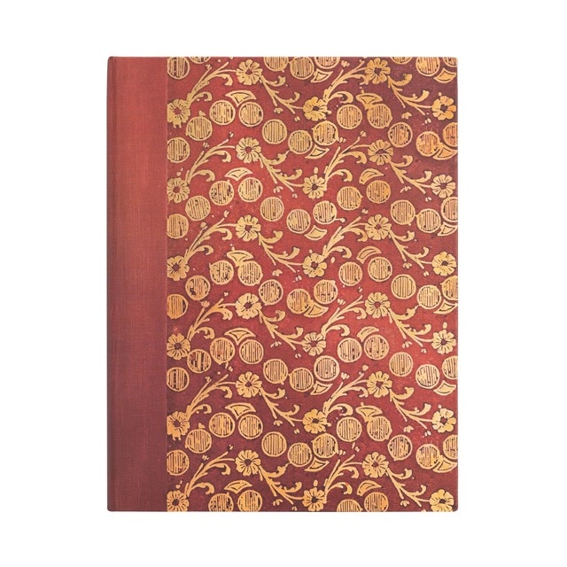 Imagen 0 de Libreta Las Olas (volumen 4) Ultra (180 × 230) Rayada Paperblanks Rojo Dorado