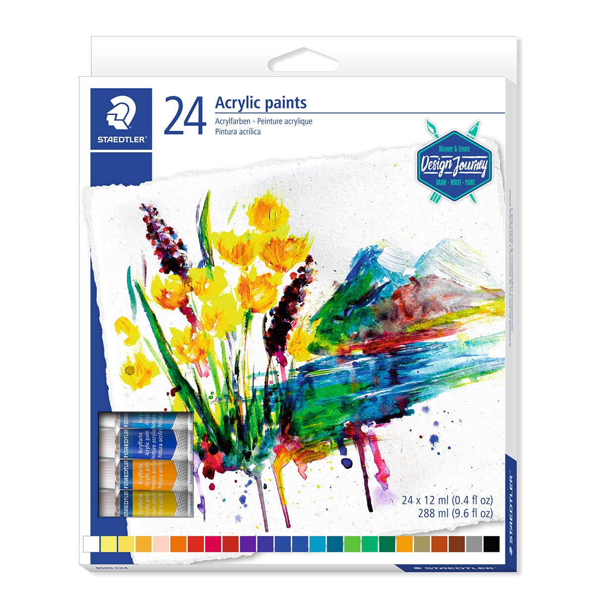 Imagen 0 de 24 Pinturas Acrílicas Design Journey Stadtler