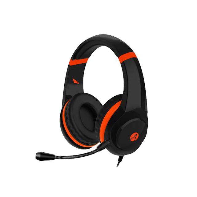 Imagem 0 de Auscultadores Gaming com Fio XP-Raptor Microfone - Preto/Laranja