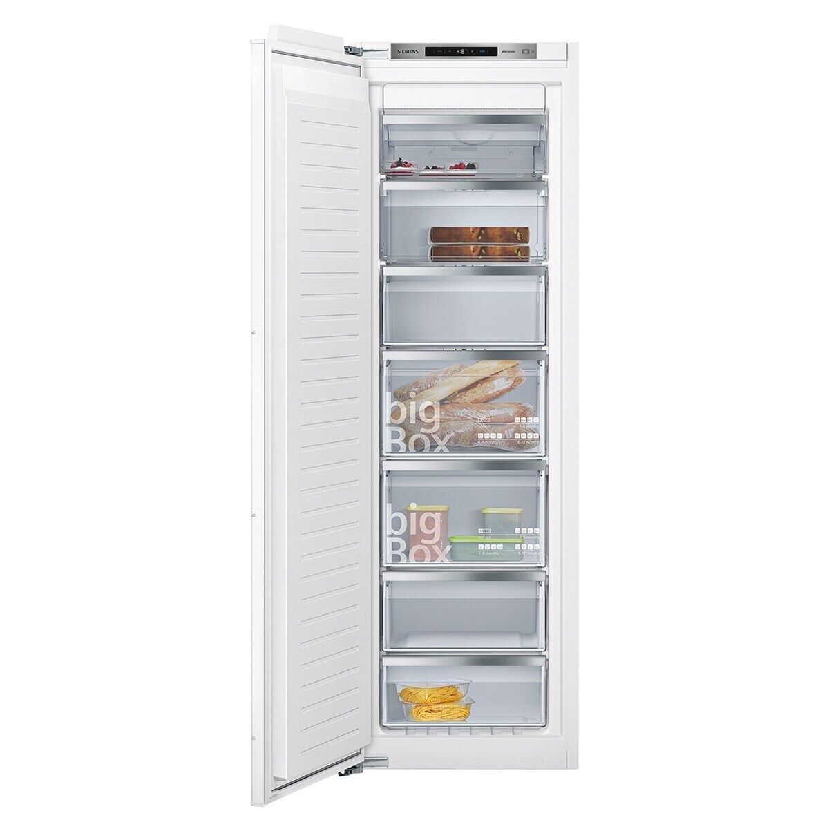 Recondicionado - Grade A - Arca Congeladora Vertical Encastrável Siemens iQ500 GI81NAEF0 No Frost de 177,2 cm - Branco Branco-1